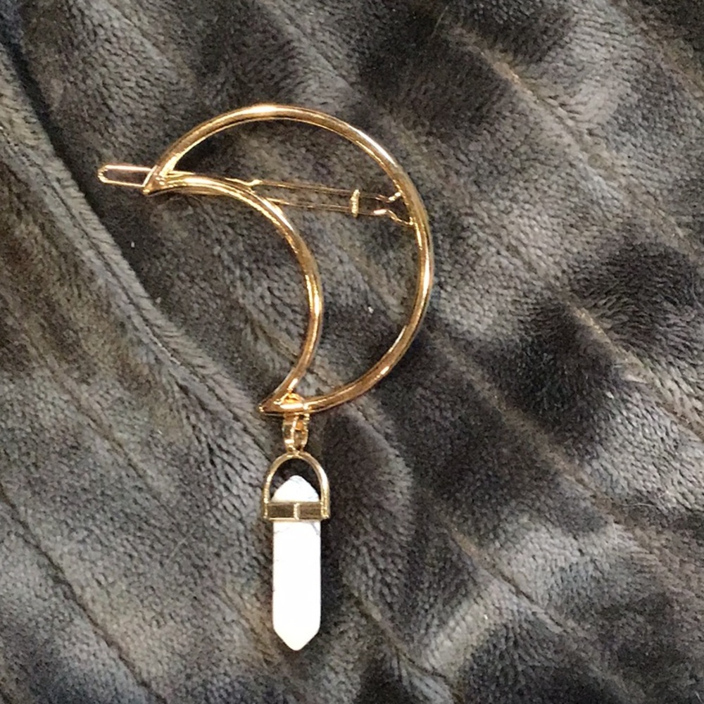 Crescent Moon Hair Accessory.